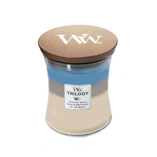 WoodWick Candle Nautical Escape Trilogy Medium